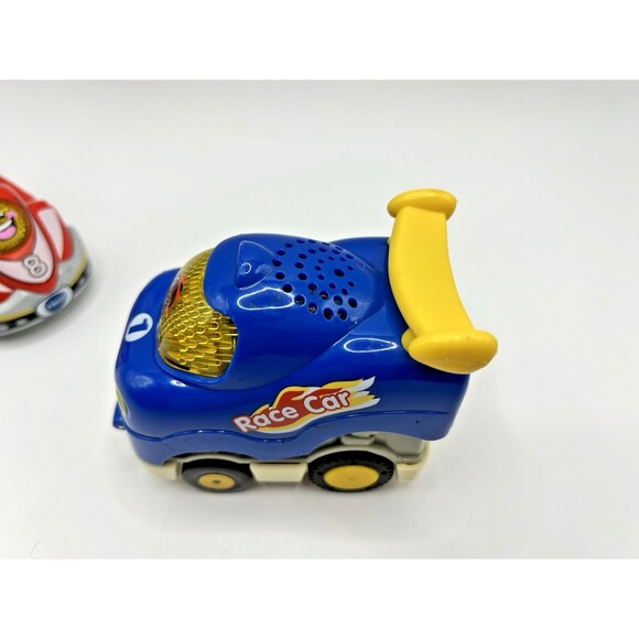 Vtech GO GO SMART Wheels Gavin Red Race Car Go Kart + Blue Race Car Lot Of 2 - Picture 8 of 16